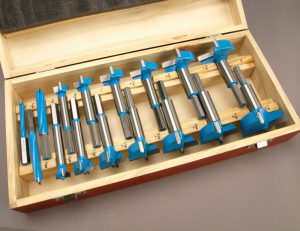 16 pc Carbide forstner bits set in eighths increments