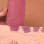 How to mix purple heart using dyes in 4 steps