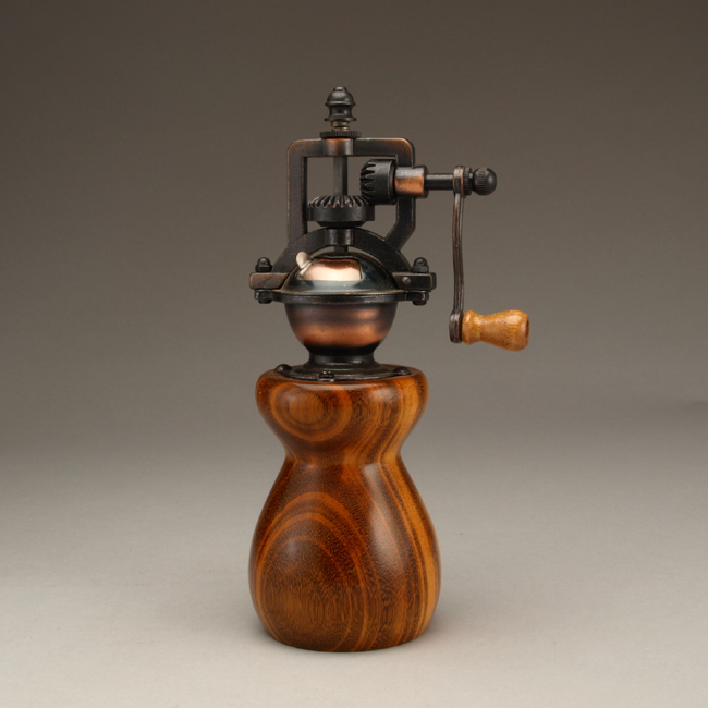 Jobillo Antique Peppermill by Ted Sokolowski