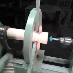 Steady Rest for Deep Drilling on a Lathe