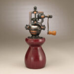 Antique Style Pepper Mill in Purpleheart – 3