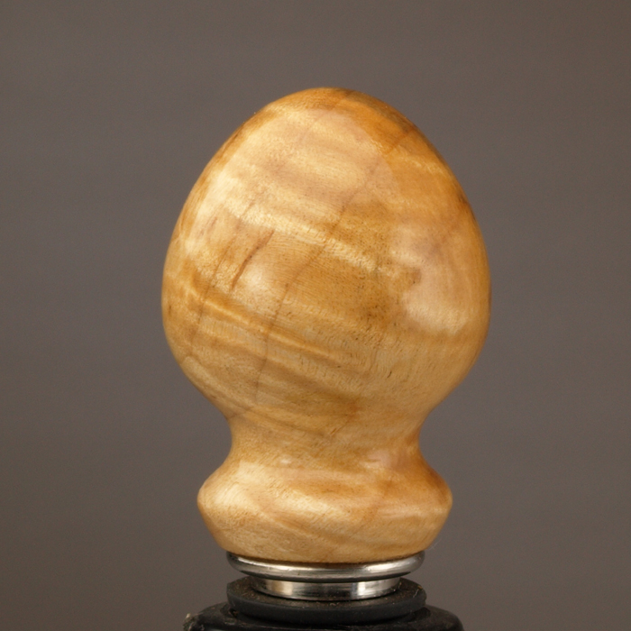 Curly Maple Wine Stopper by Ted Sokolowski