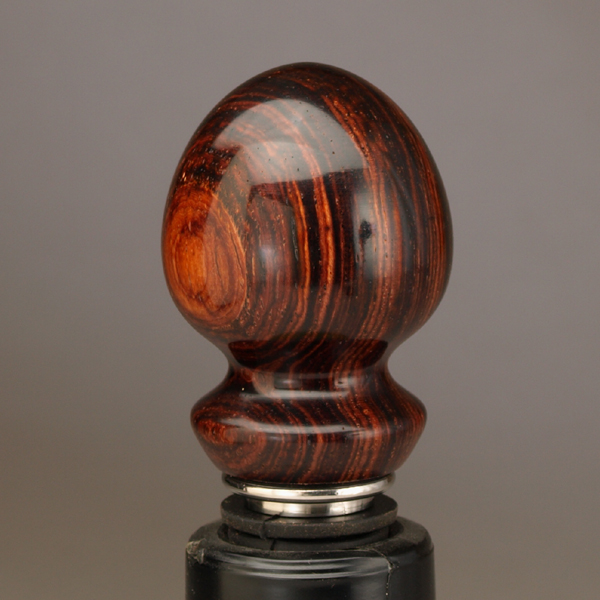 Cocobolo Wine Stopper by Ted Sokolowski