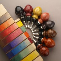 Sample chart of 8 Transtint dye colors